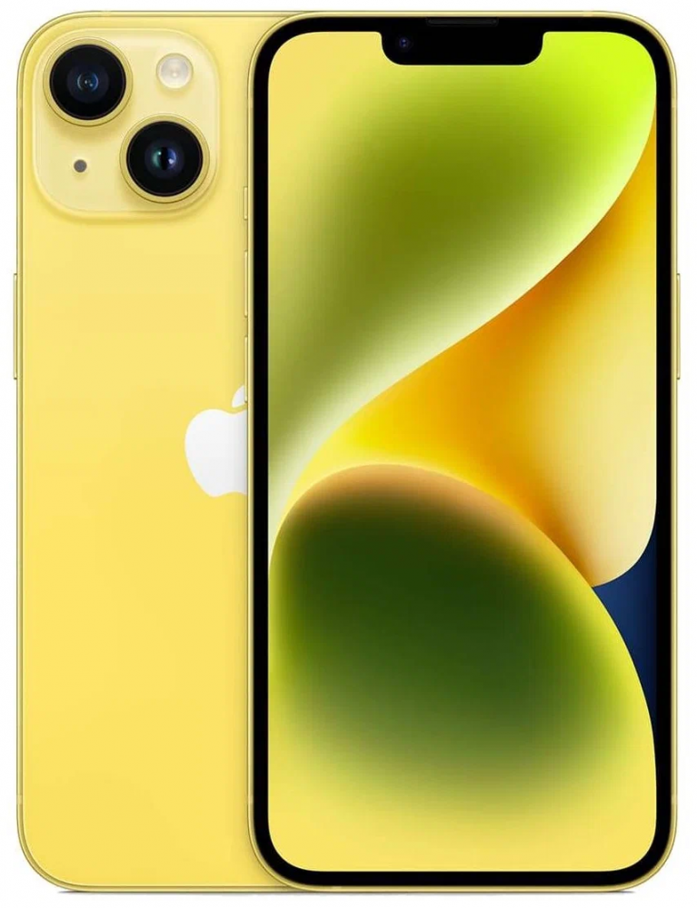 Фото Apple iPhone 14, 256 ГБ, Желтый Фото Apple iPhone 14, 256 ГБ, Желтый